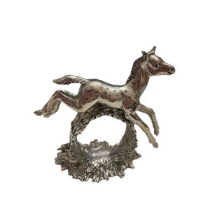 Reed & Barton 1824 Collection Silver Plate Figural Horse Napkin Ring 2001